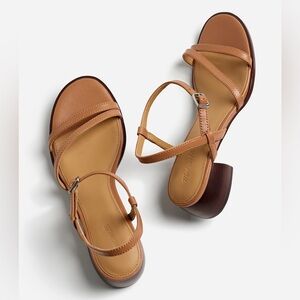 NEW Madewell The Gwenn Block-Heel Sandal 9H M